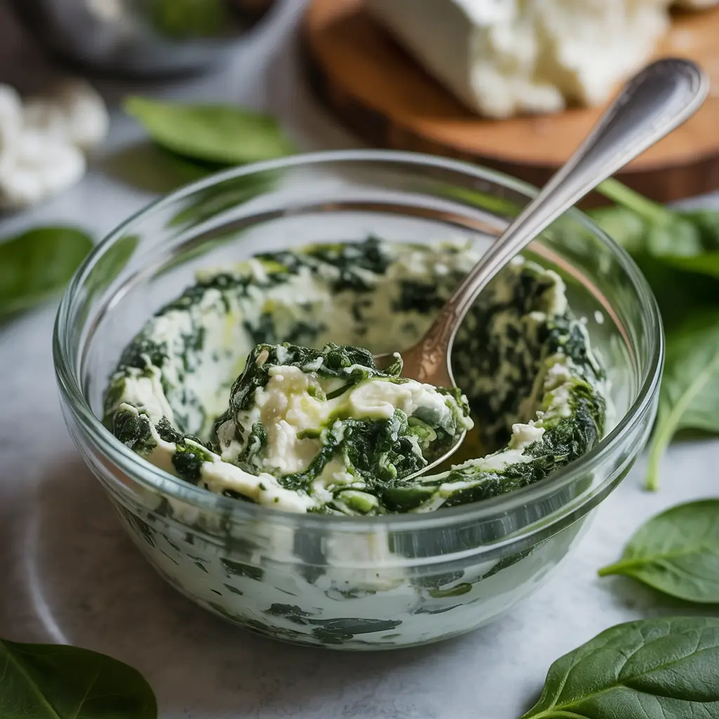 ricotta cheese and spinach ravioli