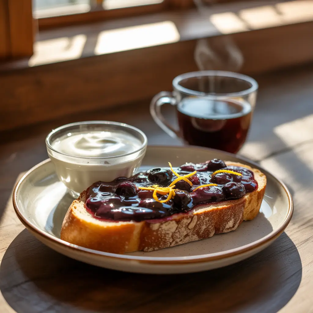 blueberry and lemon jam