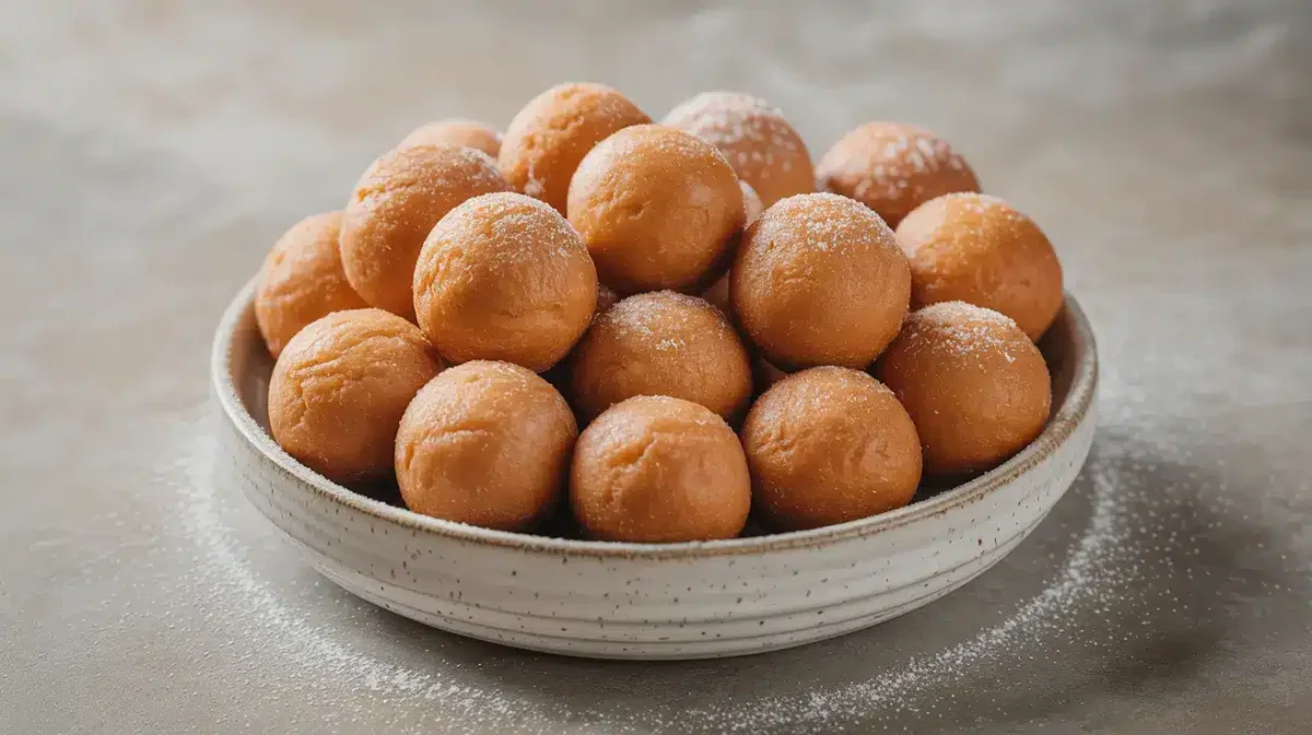 air fryer protein donut holes recipe close up
