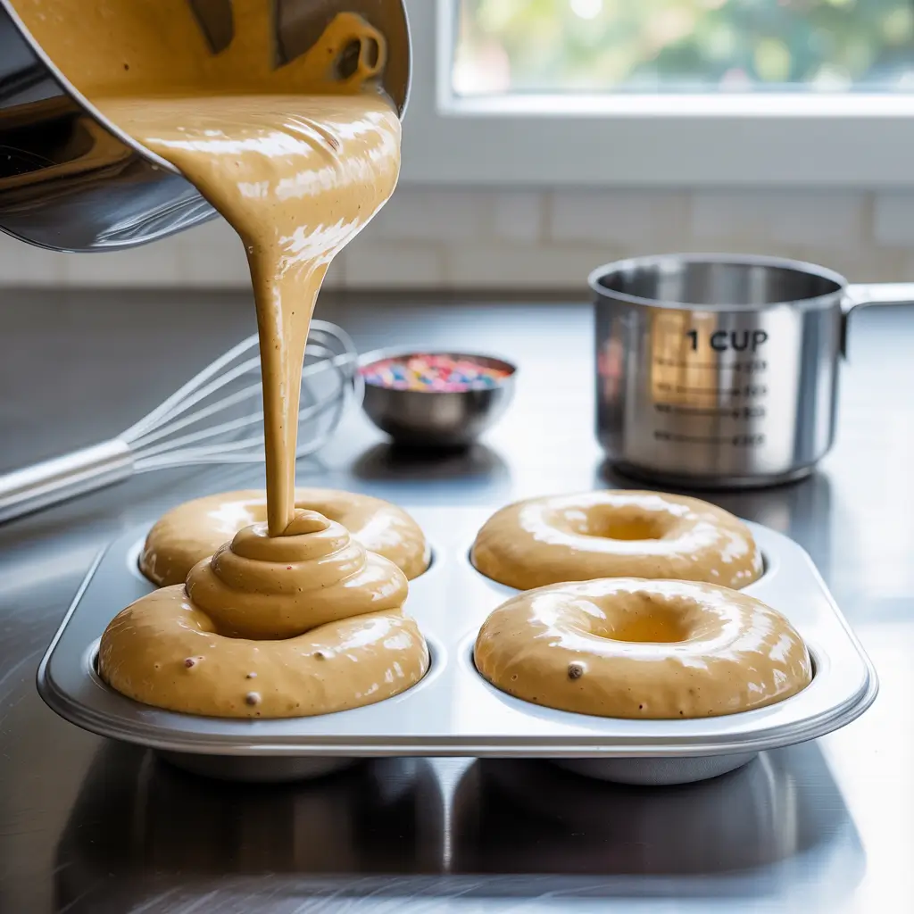 baking homemade legendary protein donuts step by step