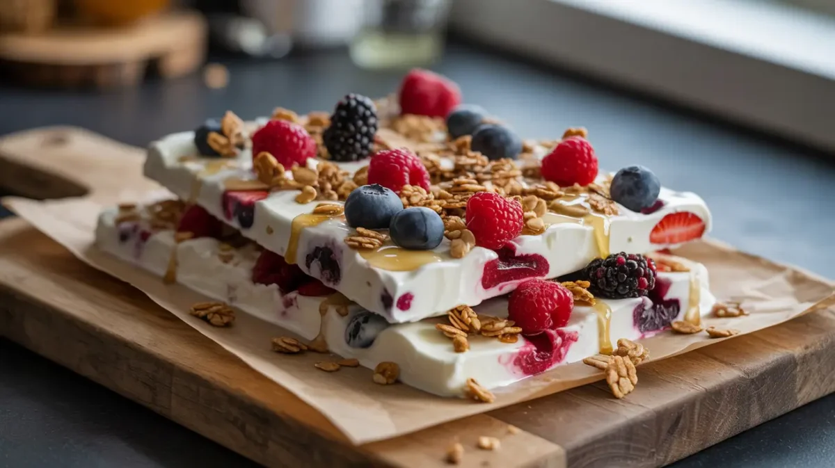 High Protein Low Fat Dessert Recipe Greek Yogurt Bark