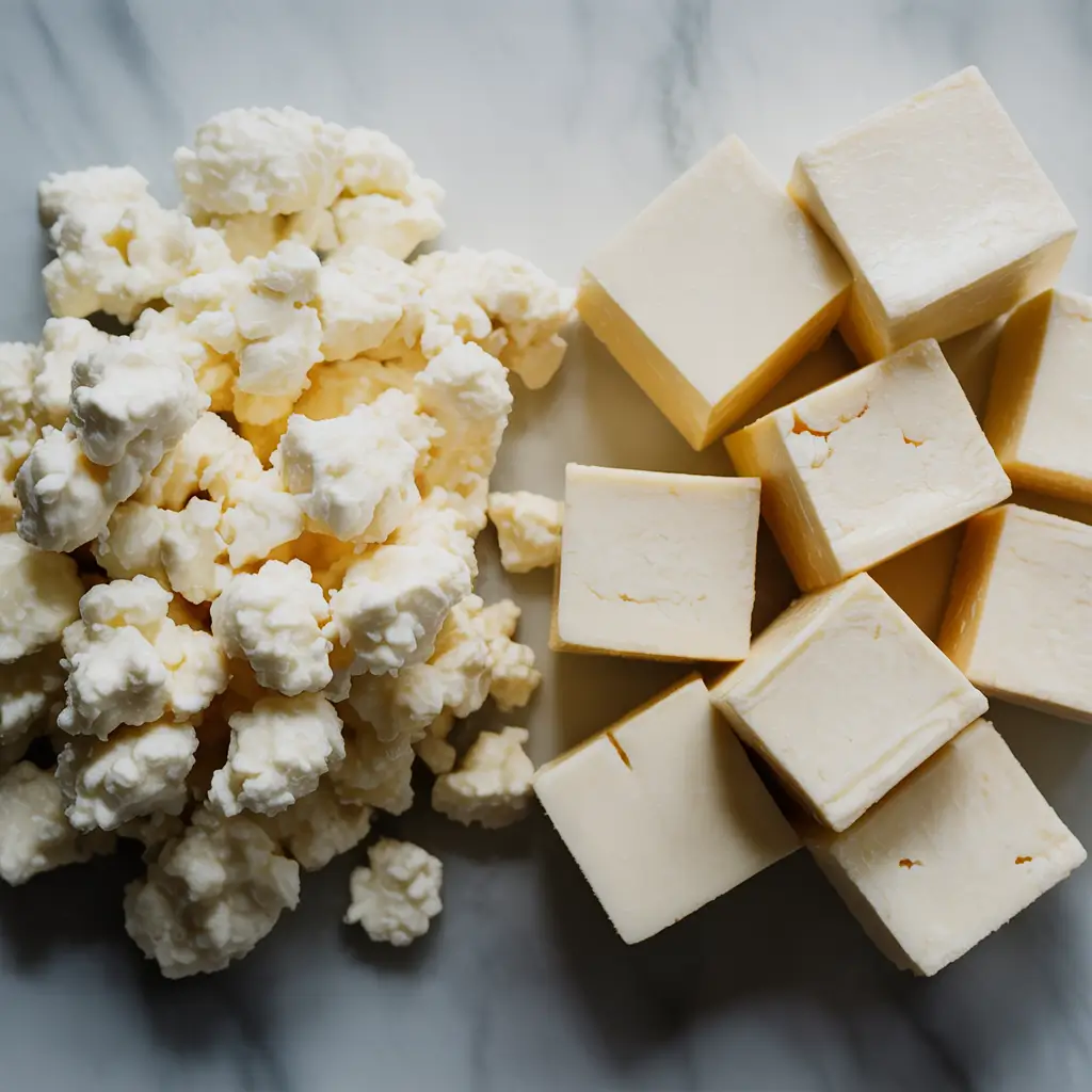 western cottage cheese vs Indian paneer