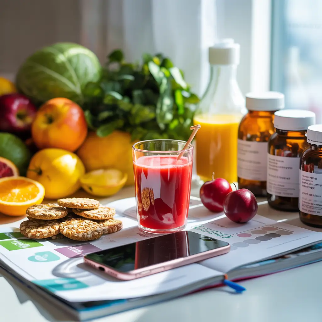 Nutritionist comparing Juice Plus fruit snacks with real fruits and supplements