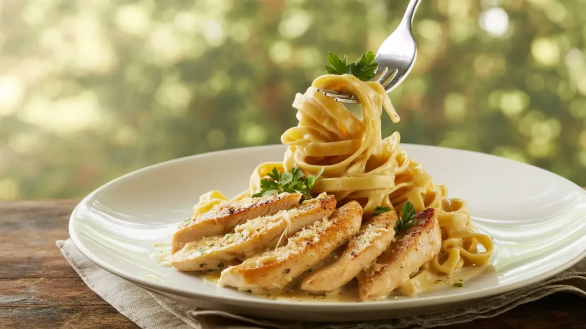 Creamy Garlic Parmesan Chicken Pasta