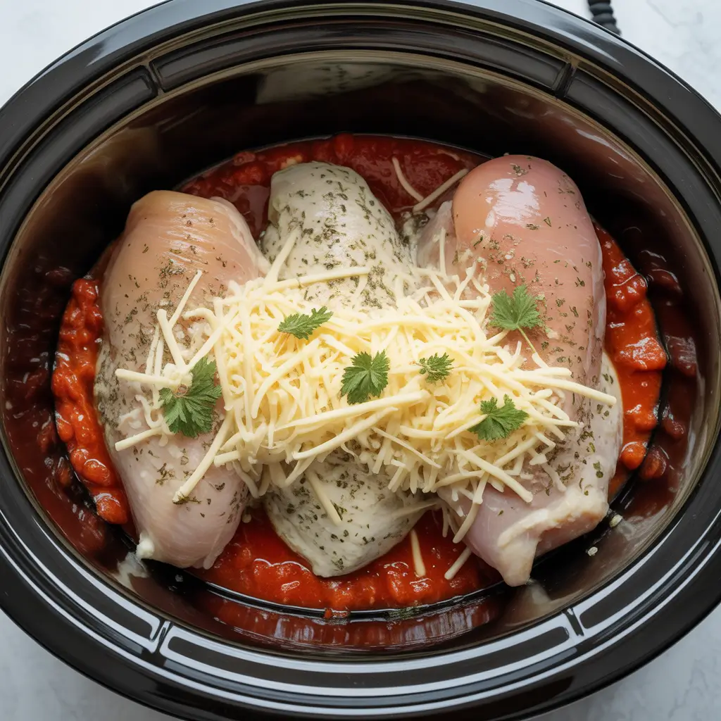 crockpot chicken parmesan 