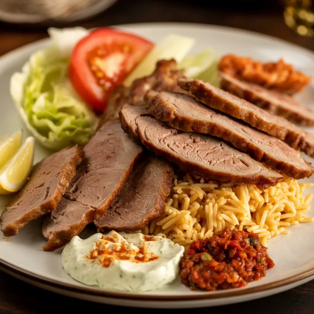 Turkish doner kebabs
