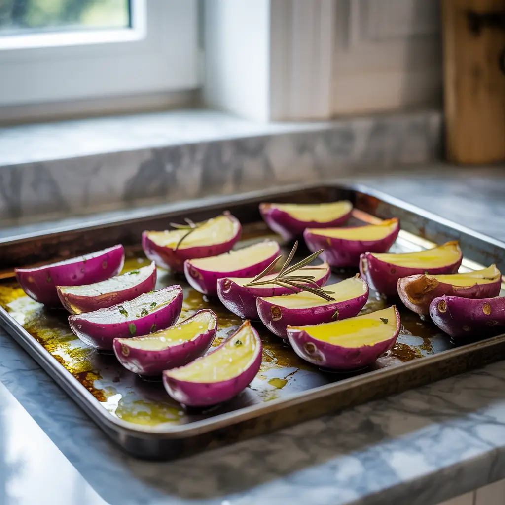 Purple Majesty potatoes lose color when cooked by boiling