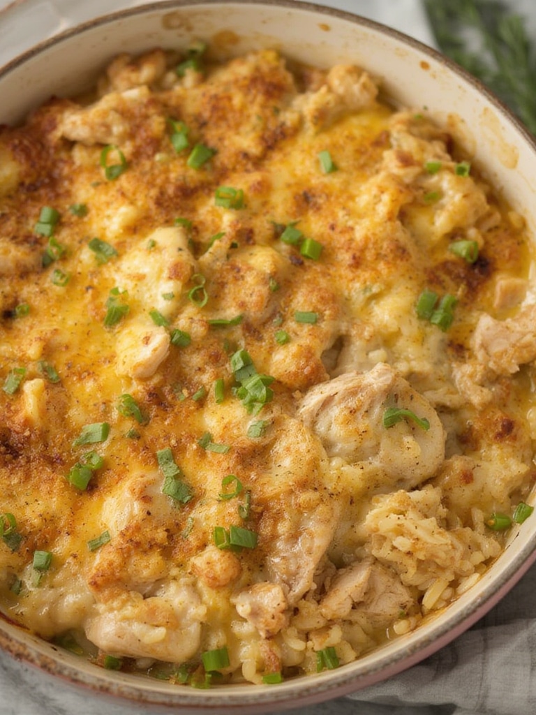 Comforting Chicken Rice Casserole for Easy Dinners