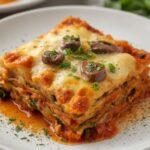 Mushroom And Spinach Lasagna