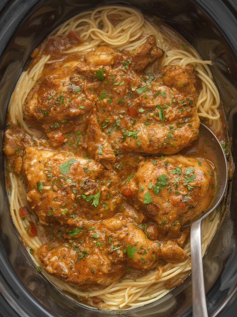 Slow Cooker Chicken Marsala