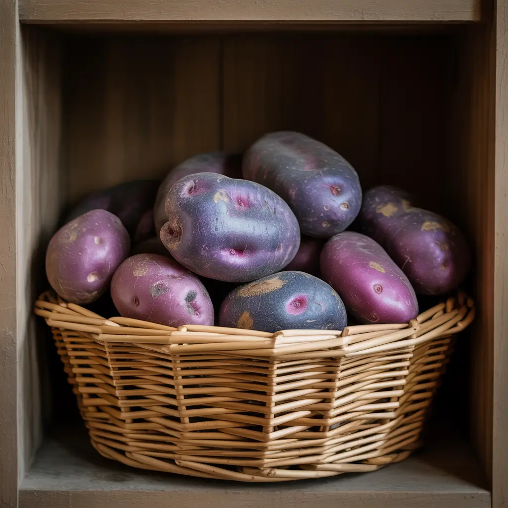 Proper storage of Purple Majesty potatoes