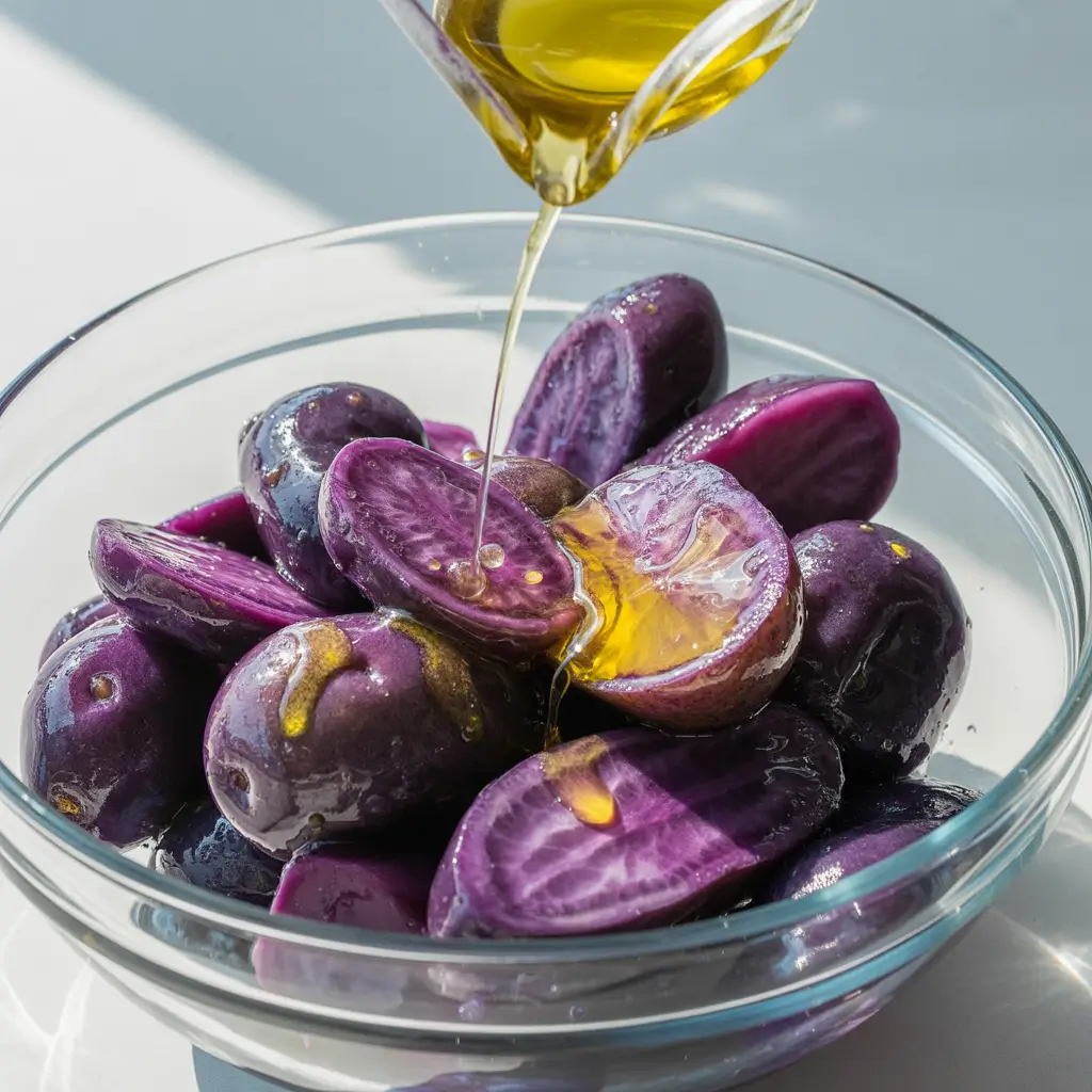 how to keep purple potatoes purple when cooking