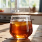 Sugar-free gelatin trick for weight loss drink in a glass