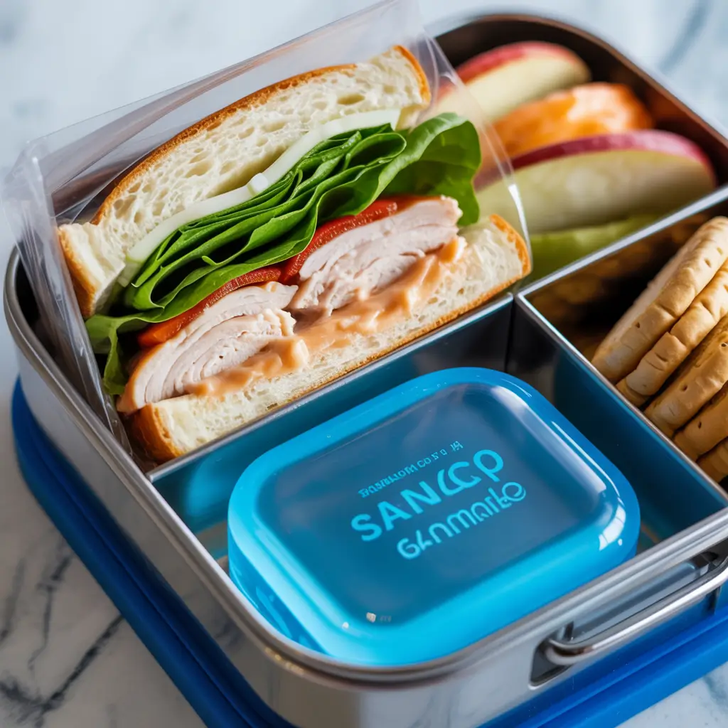 chicken sandwich school lunch